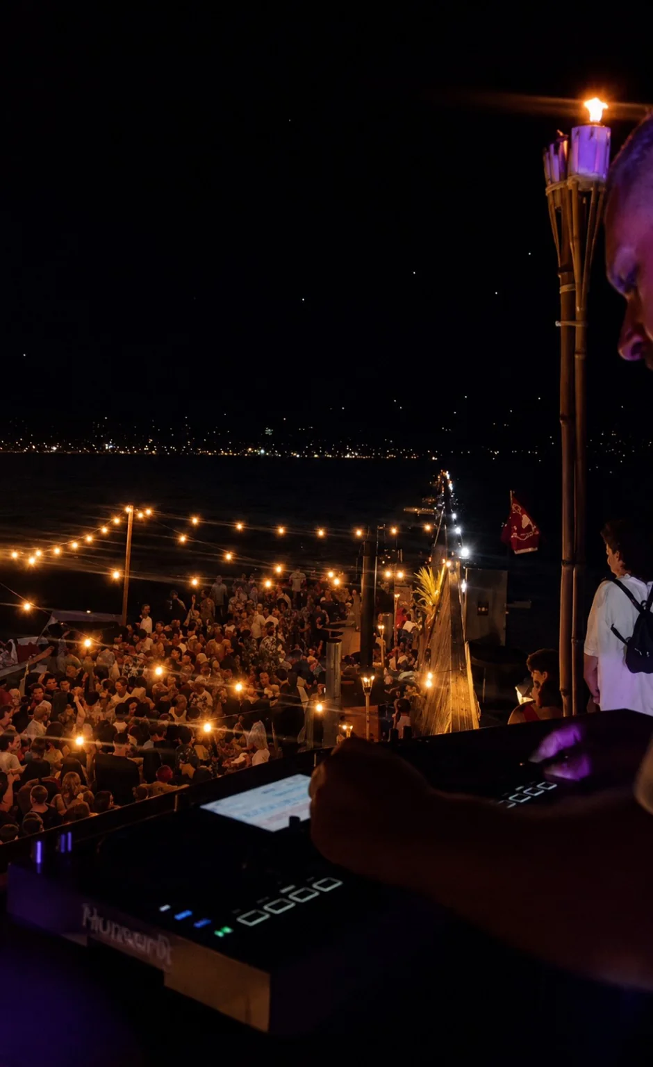 Behind the Decks